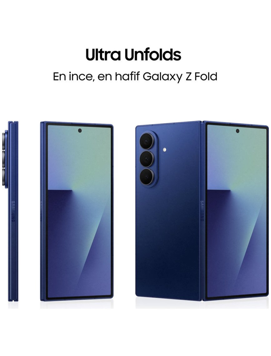 Samsung Galaxy Z Fold7 256 GB 12 GB Ram (Samsung Türkiye Garantili) Gölge Mavisi